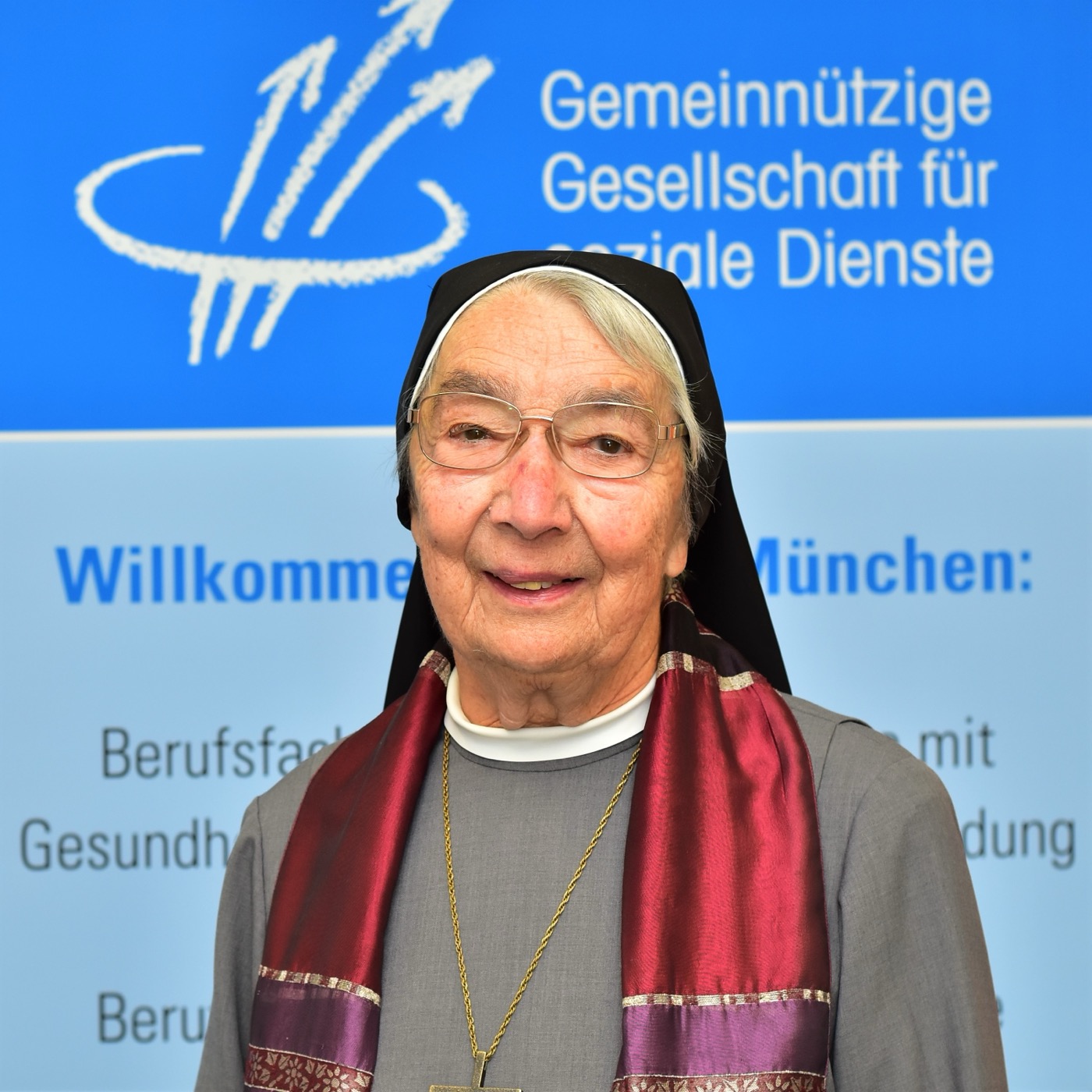 Sr. Liliane Juchli am Bildungszentrum für Pflegeberufe München